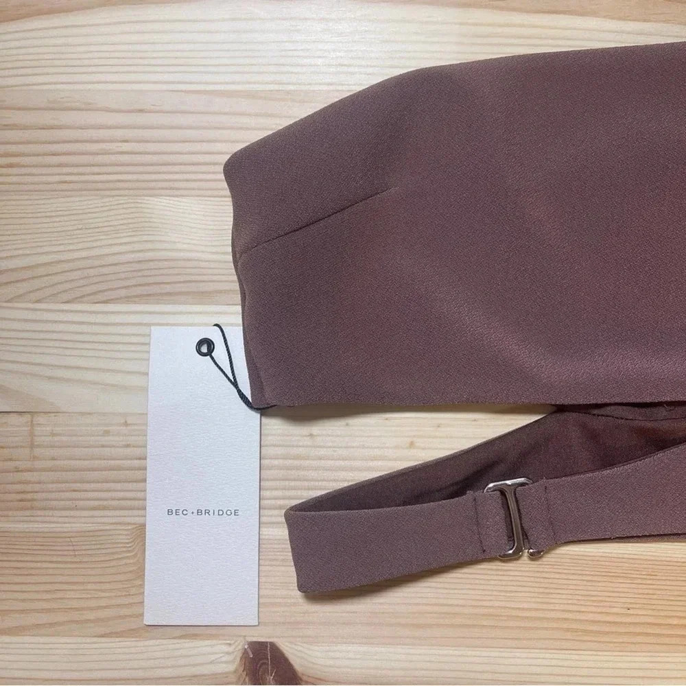 Bec + Bridge Ivy Asym Top - One Shoulder Asymmetrical Crop Top - Party Summer - Picture 3 of 5